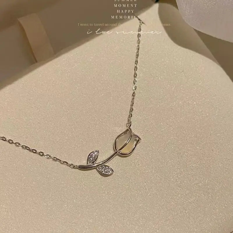 Delicate Tulip Necklace