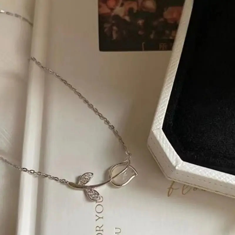 Delicate Tulip Necklace