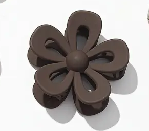 4" Floral Claw Clip
