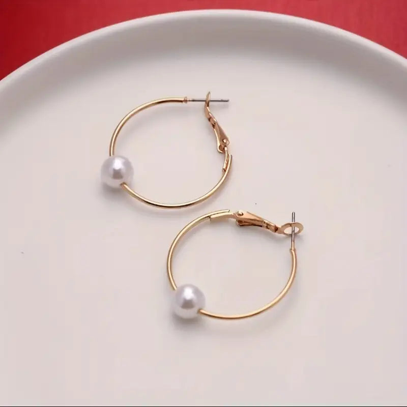 Gracie Pearl Hoop