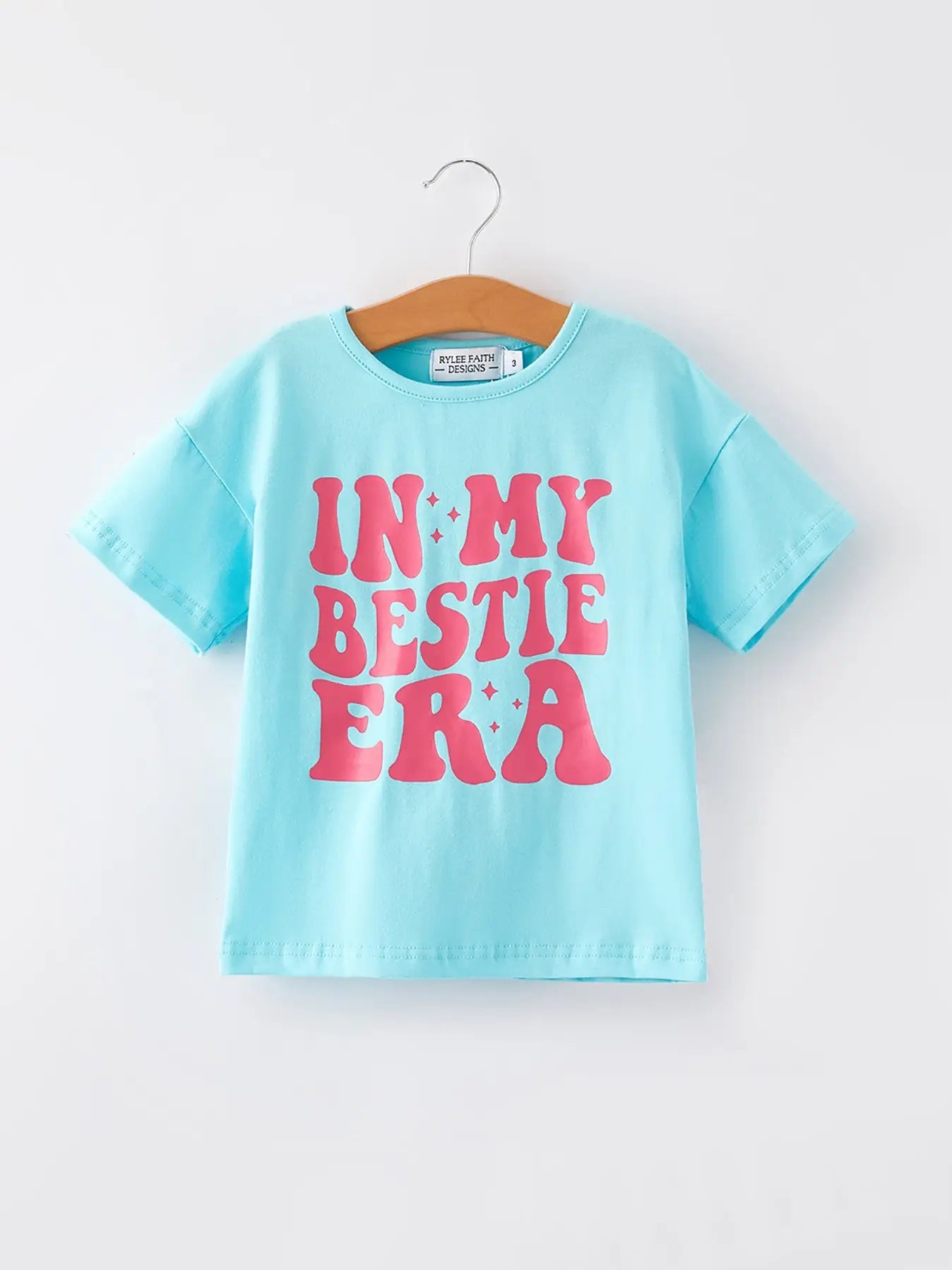 “in My Bestie Era” Girls Short Sleeve Tops