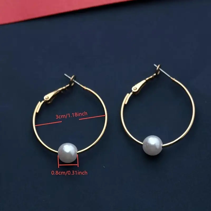 Gracie Pearl Hoop