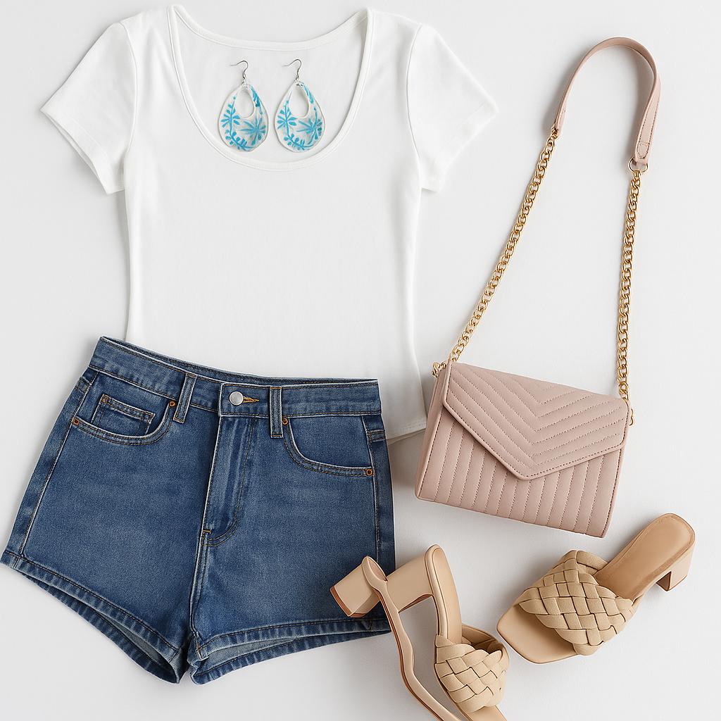 Solid Basic Short Sleeve Bodysuit