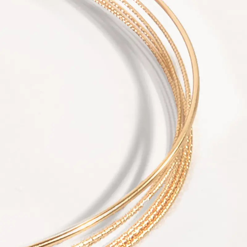 Golden Metal Wide Hair Band