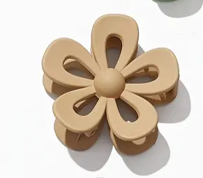 4" Floral Claw Clip