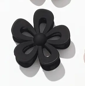 4" Floral Claw Clip
