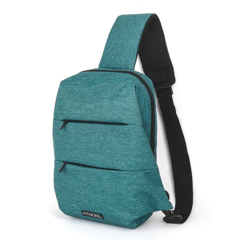 Teal FITKICKS Latitude Sling Bag