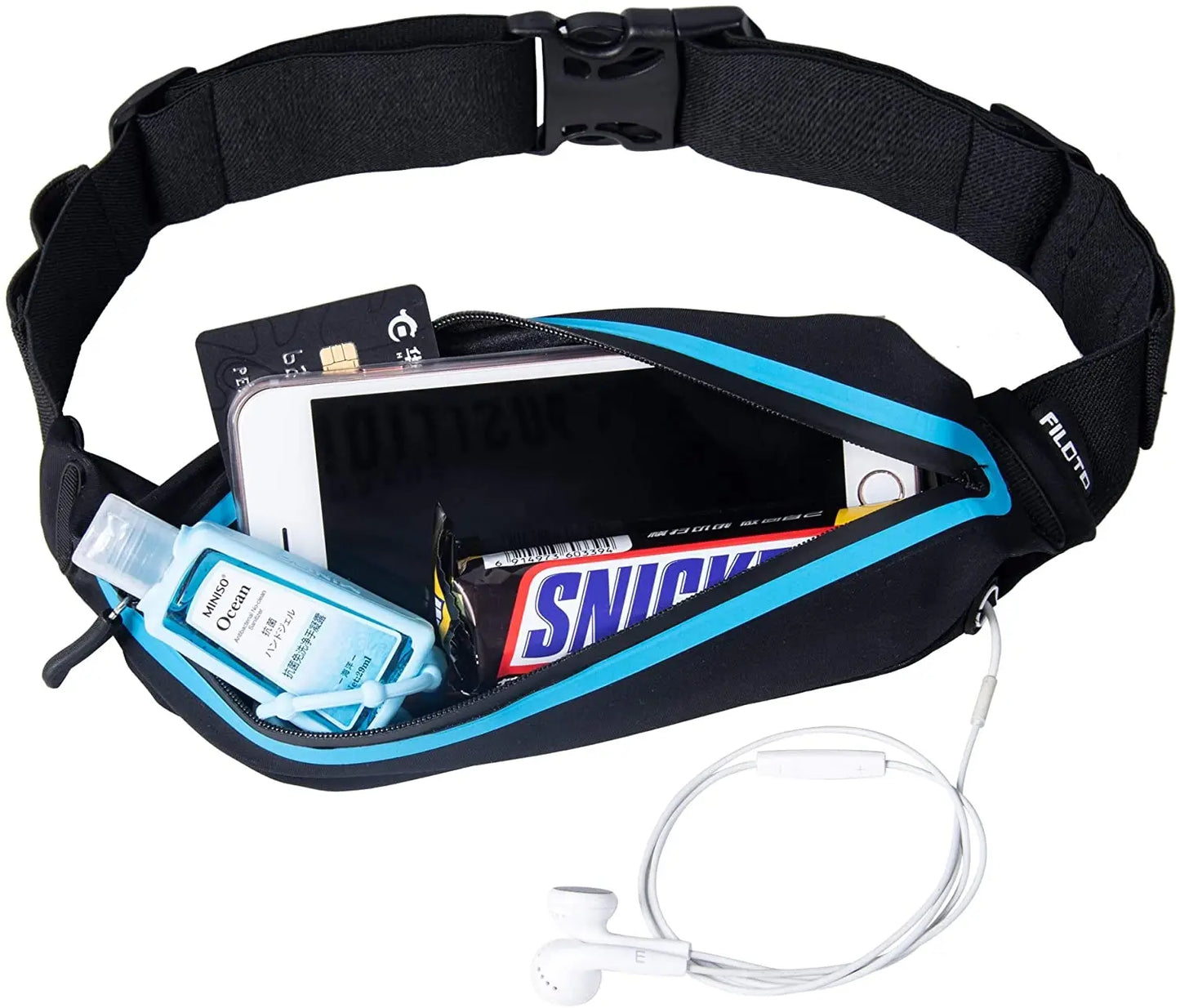 Running Belt With Headphone Opening