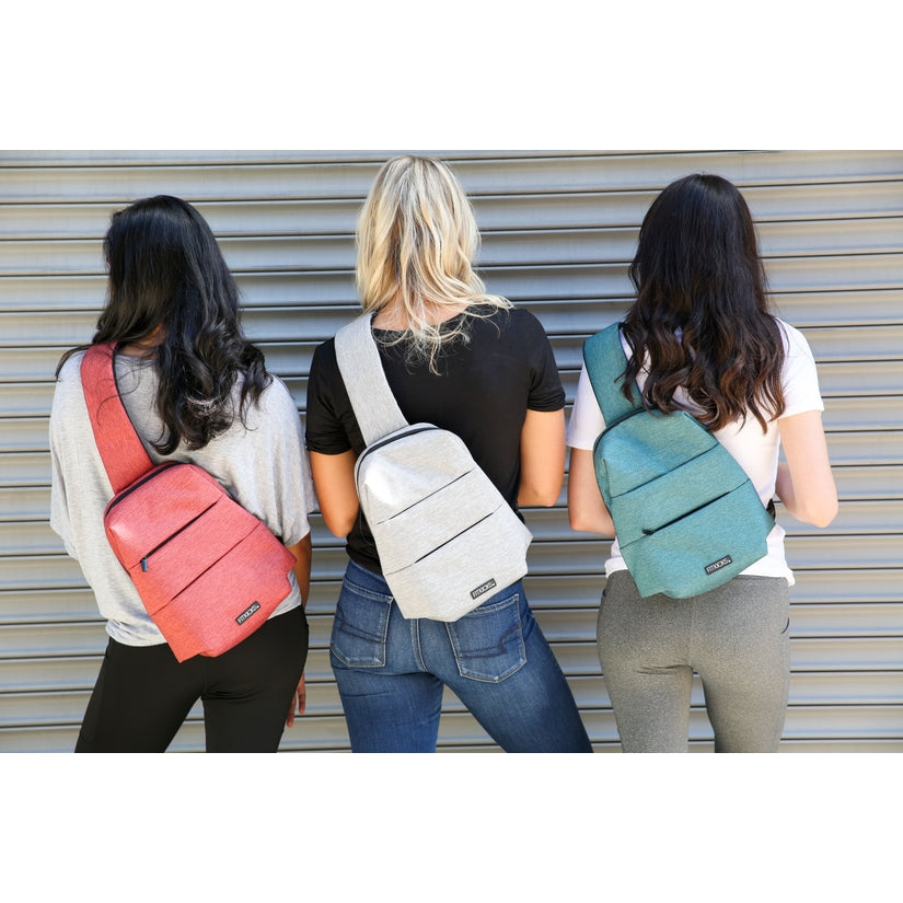 Teal FITKICKS Latitude Sling Bag
