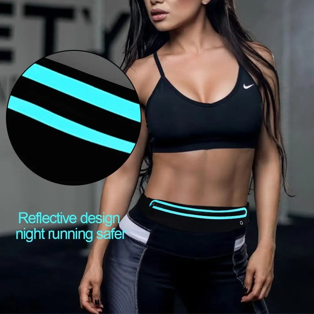 Running Belt With Headphone Opening