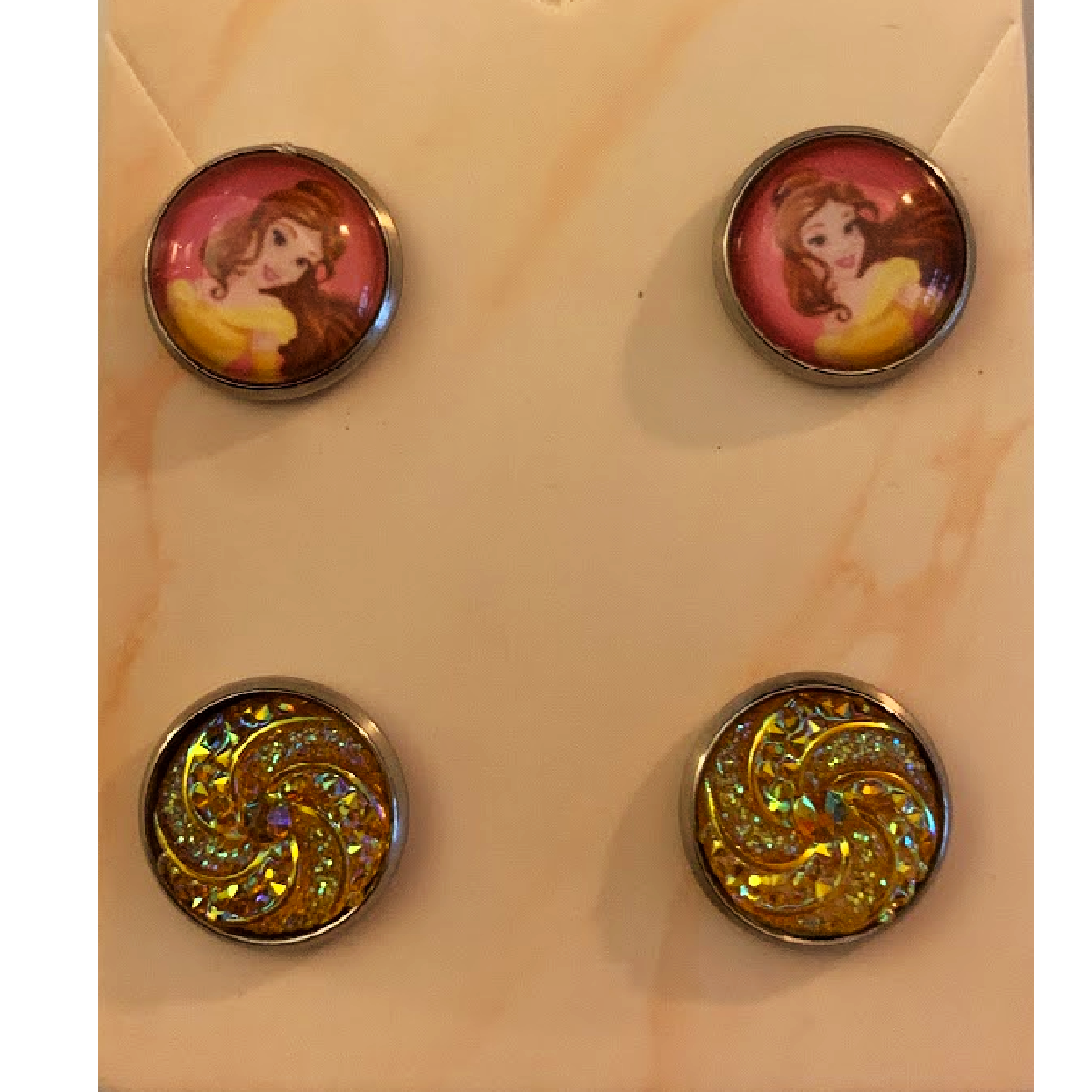 Disney Princess Earring Duo