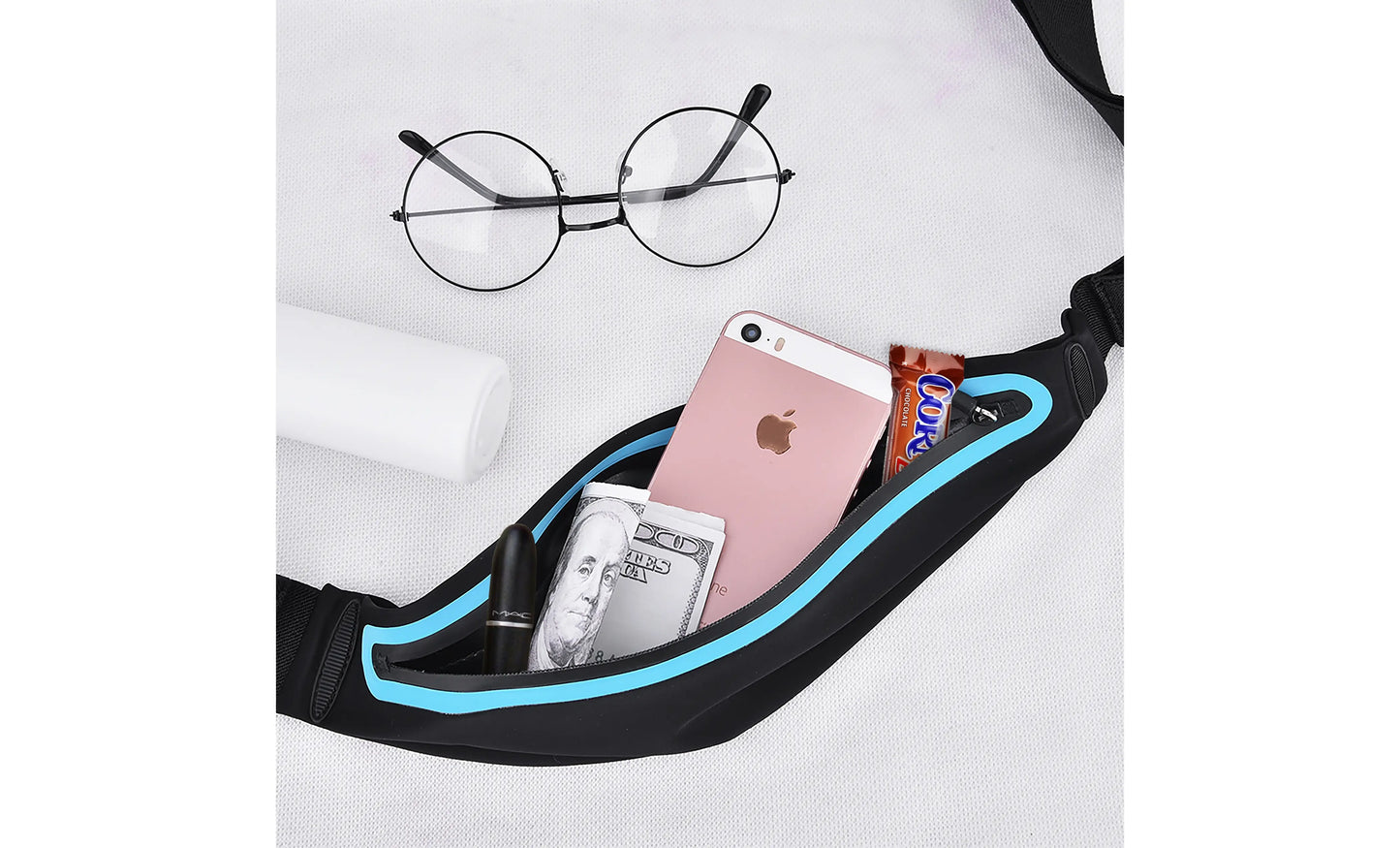 Running Belt With Headphone Opening
