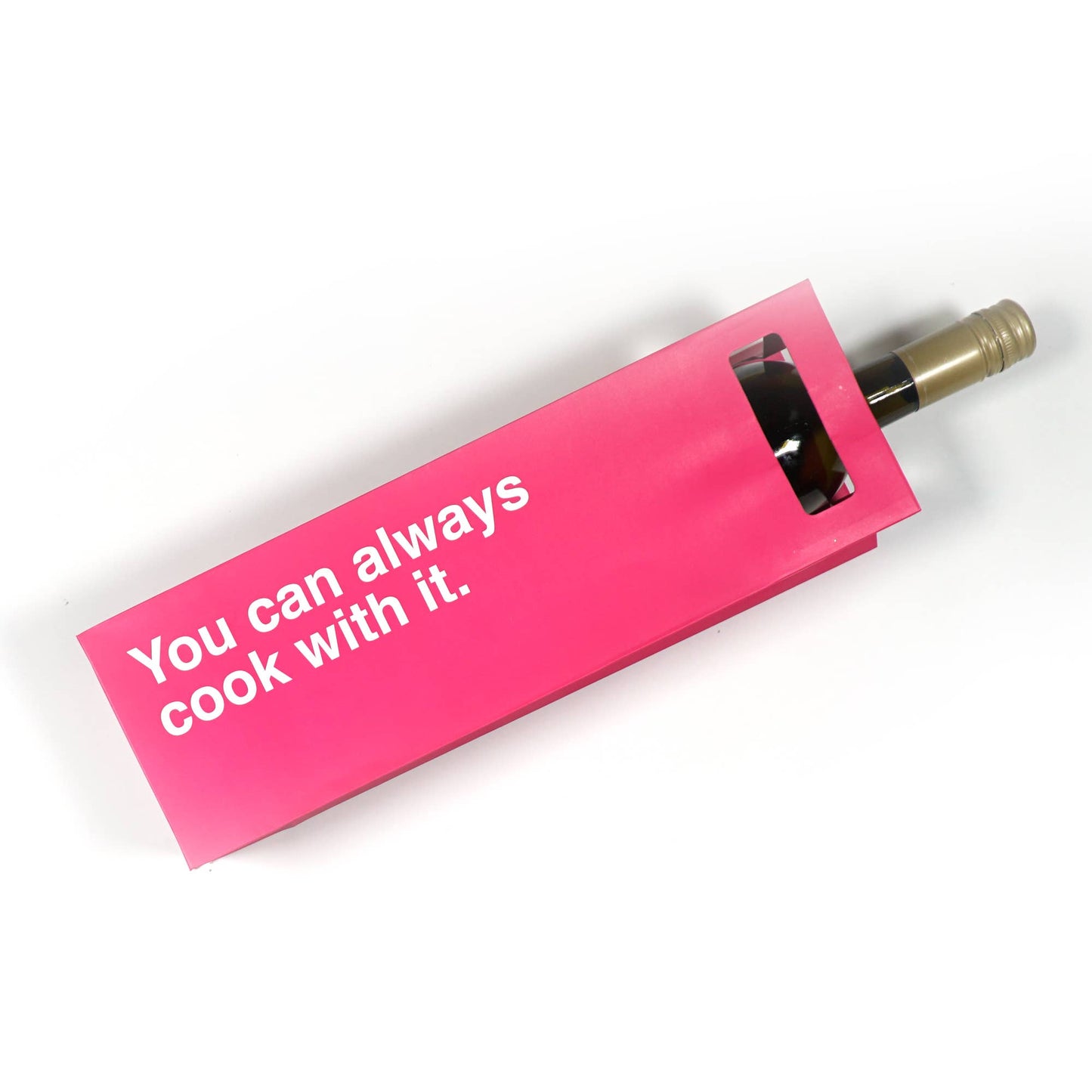 Funny Wine Gift Bag: Cook With It