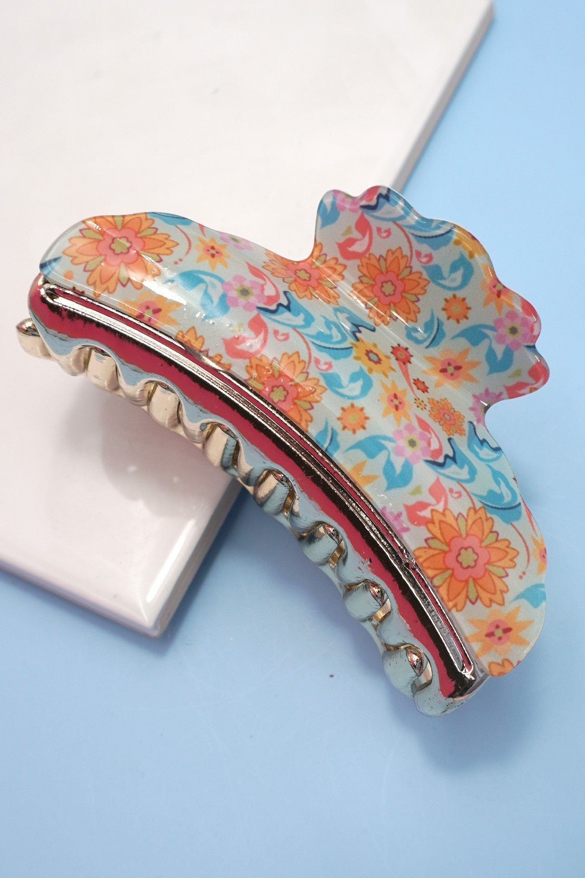 Paisley Boho Vintage Claw Clip