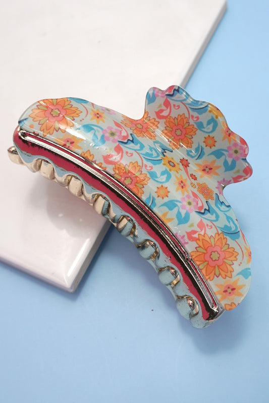 Paisley Boho Vintage Claw Clip