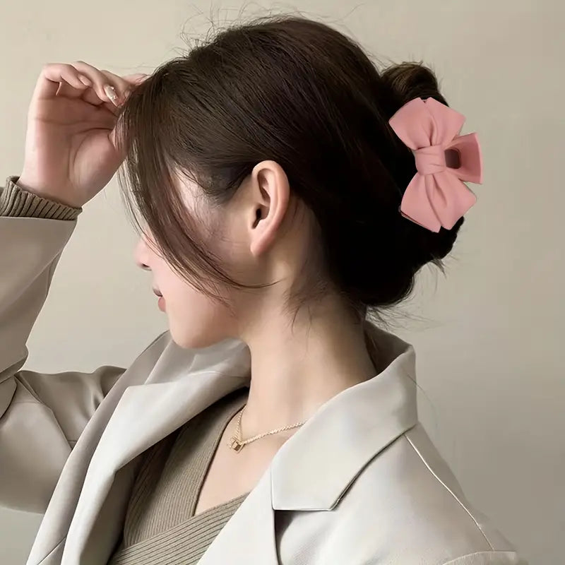 Matte Bow Hair Clip