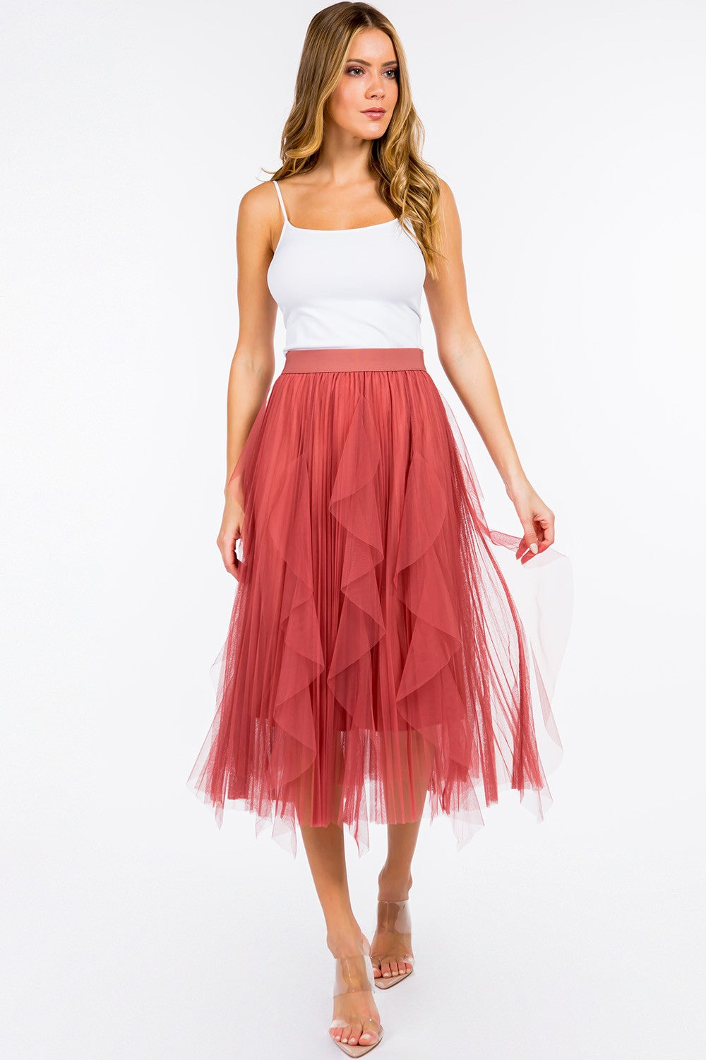 Cinnamon Tulle Skirt