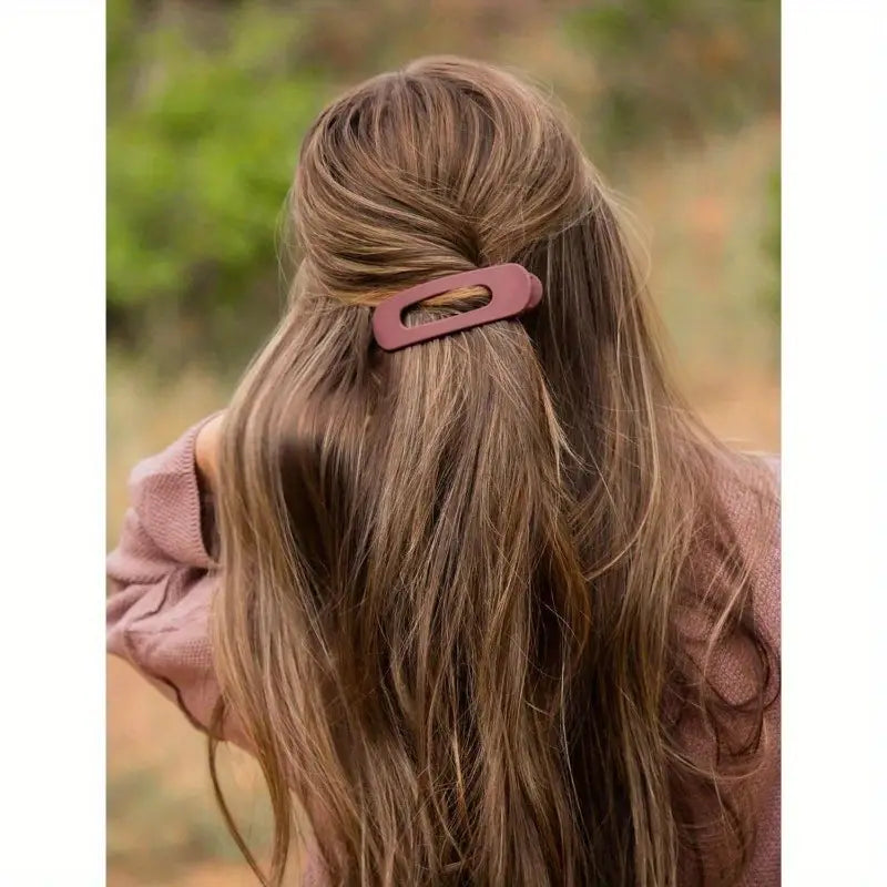 Solid Color Side Hair Clips