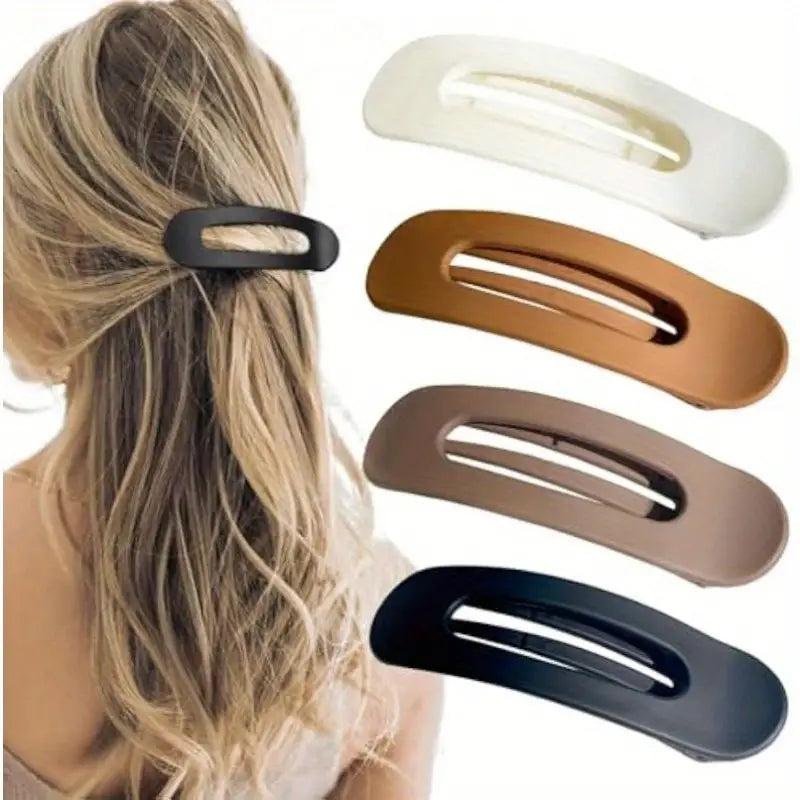 Solid Color Side Hair Clips