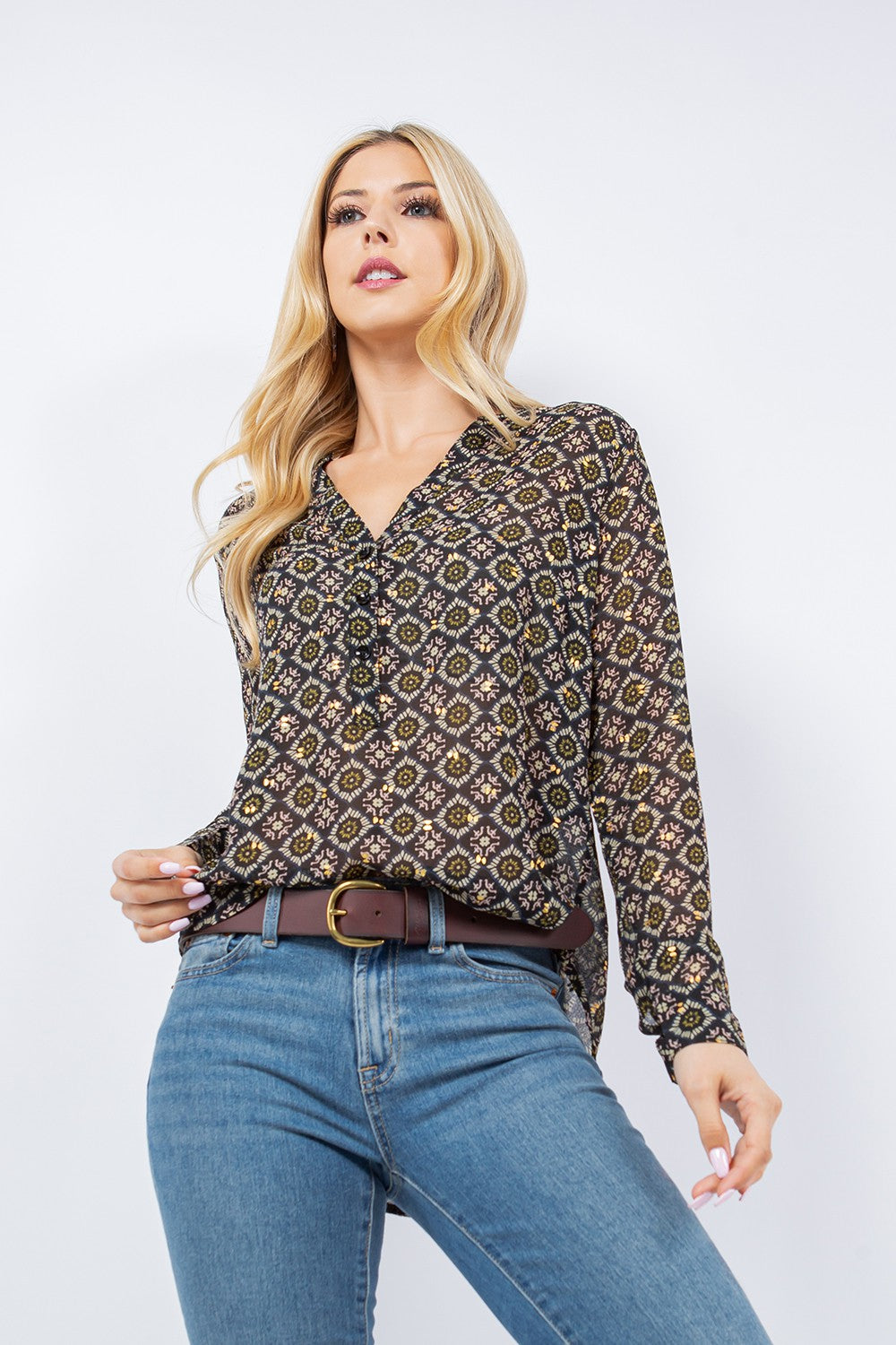 Eliza Round Neck Top