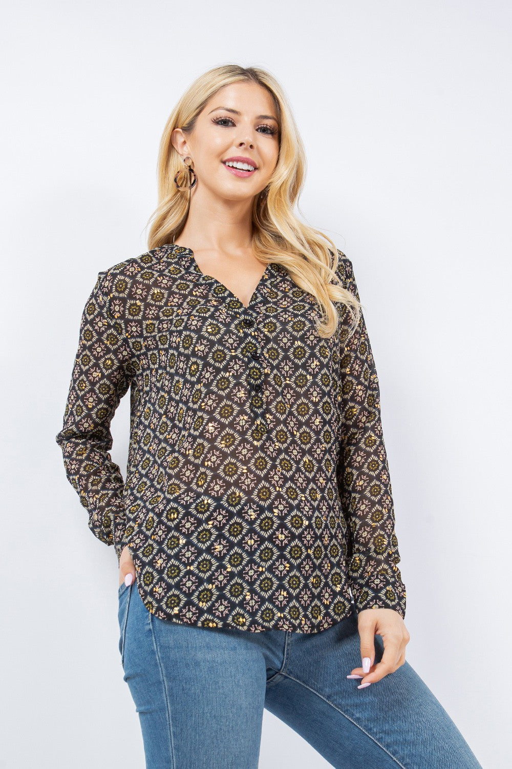 Eliza Round Neck Top