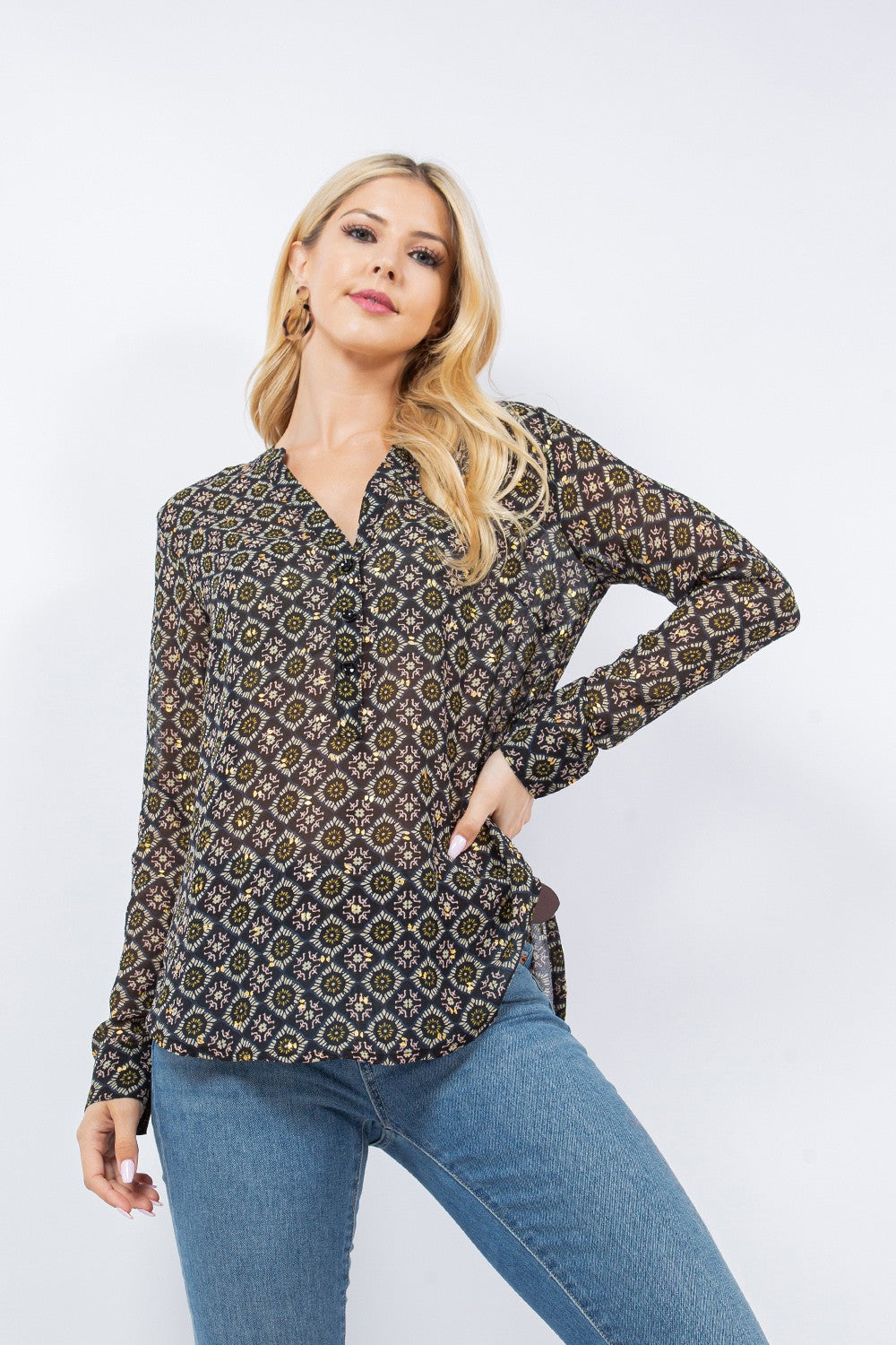 Eliza Round Neck Top