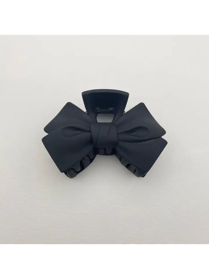 Matte Bow Hair Clip