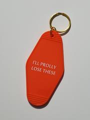 Probably Lose These Vintage Hotel Keychain