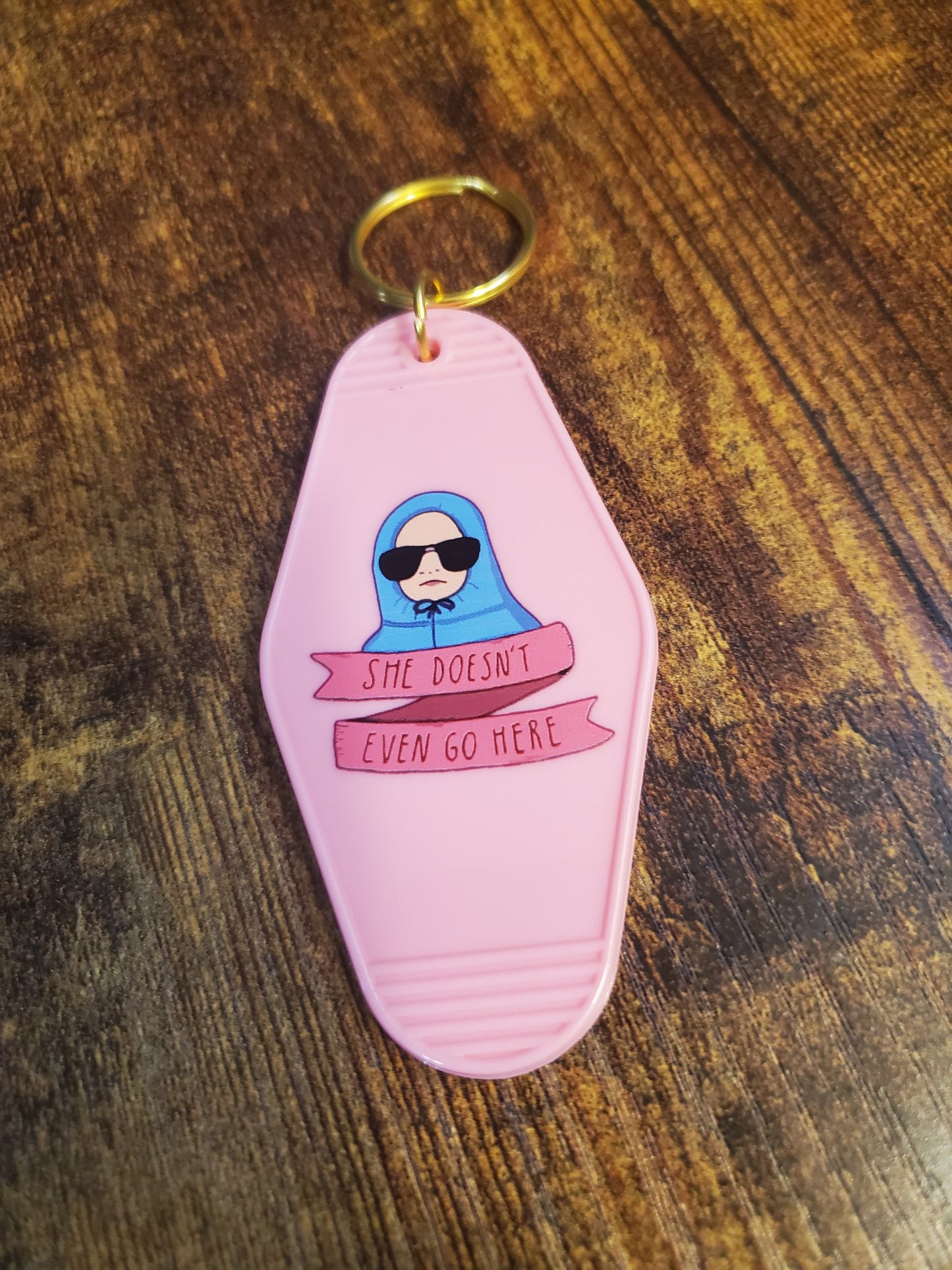 Mean Girls Vintage Hotel Keychain