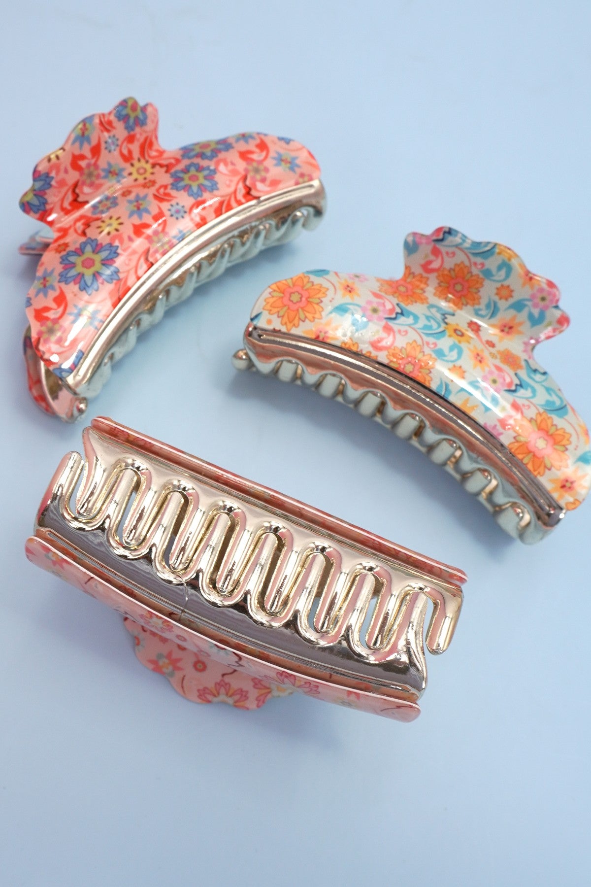Paisley Boho Vintage Claw Clip