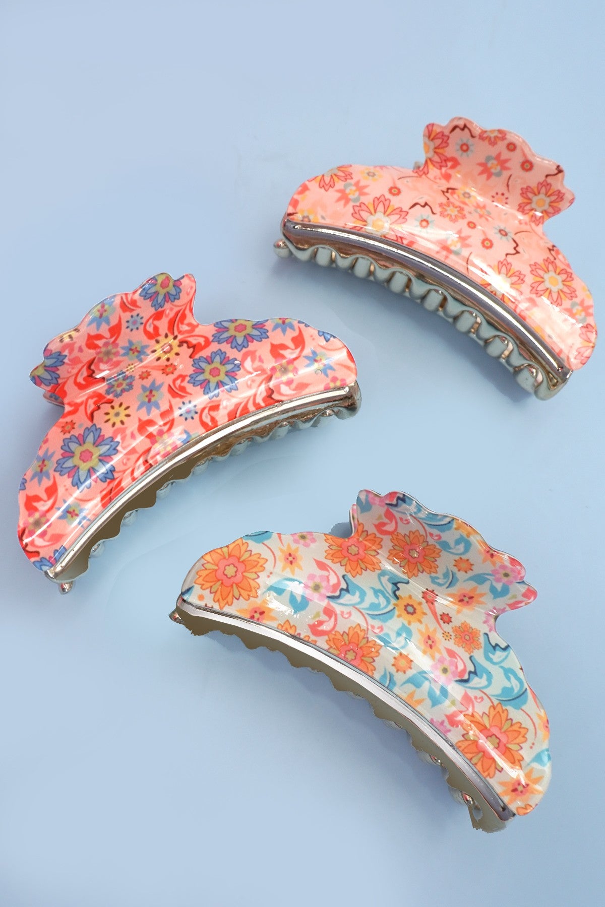 Paisley Boho Vintage Claw Clip