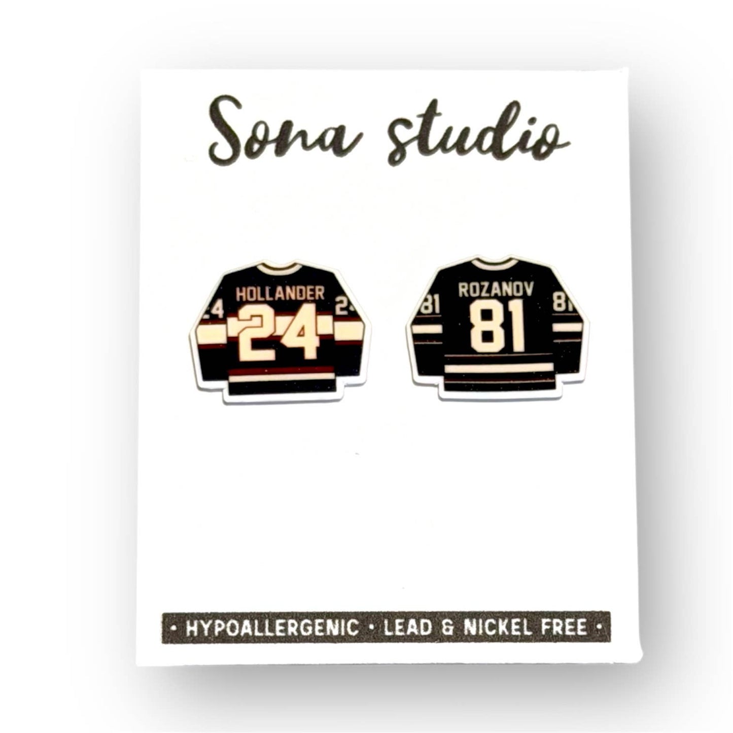 Heated Rivalry Novelty Earrings