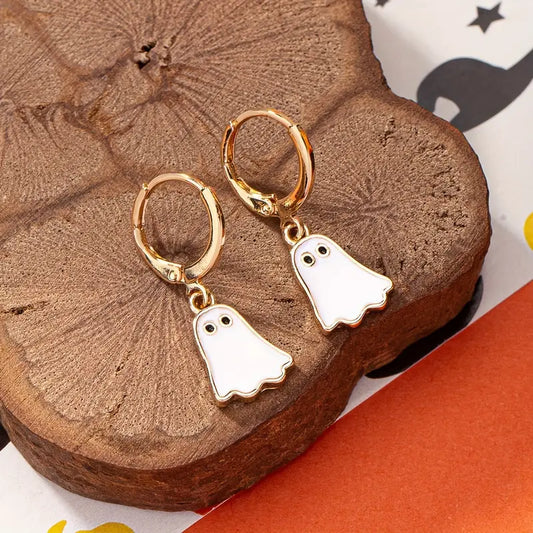 Mini Ghost Dangle Earrings