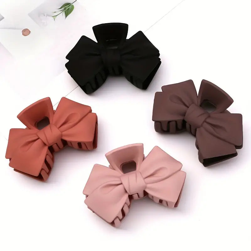 Matte Bow Hair Clip