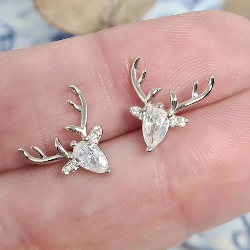 Oh Deer! Antler Christmas Earrings