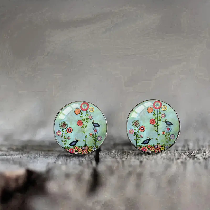 Blossoming Art Stud Earring