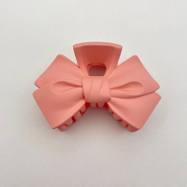 Matte Bow Hair Clip