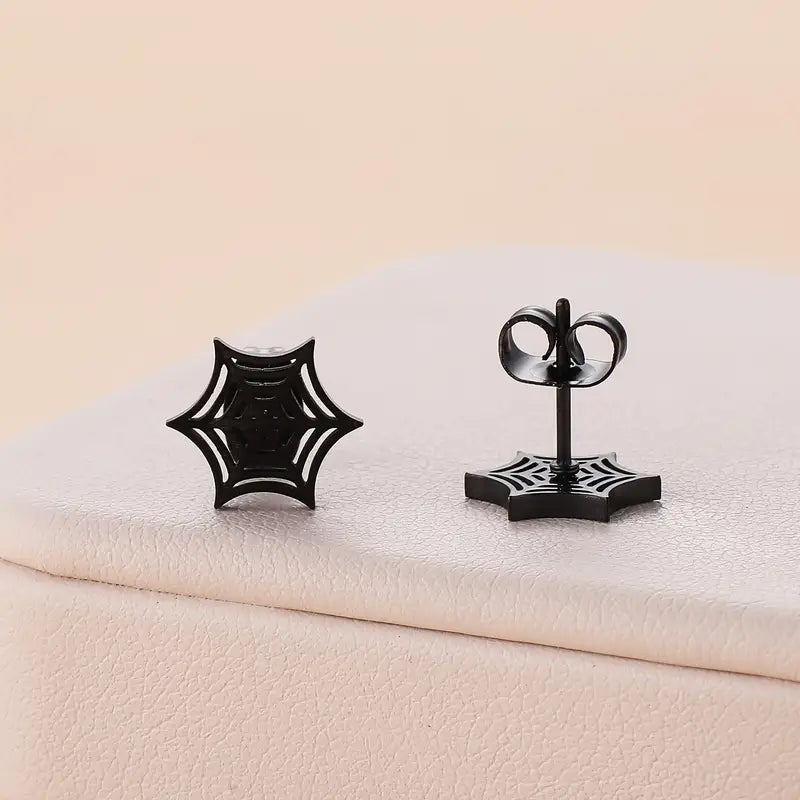 Spider Web Ladies Stud Earrings