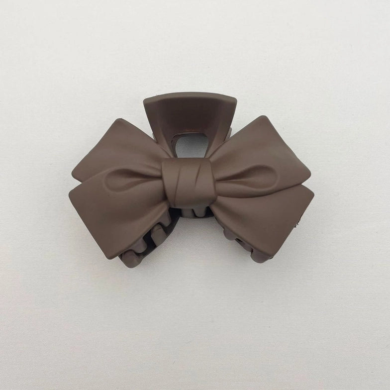 Matte Bow Hair Clip