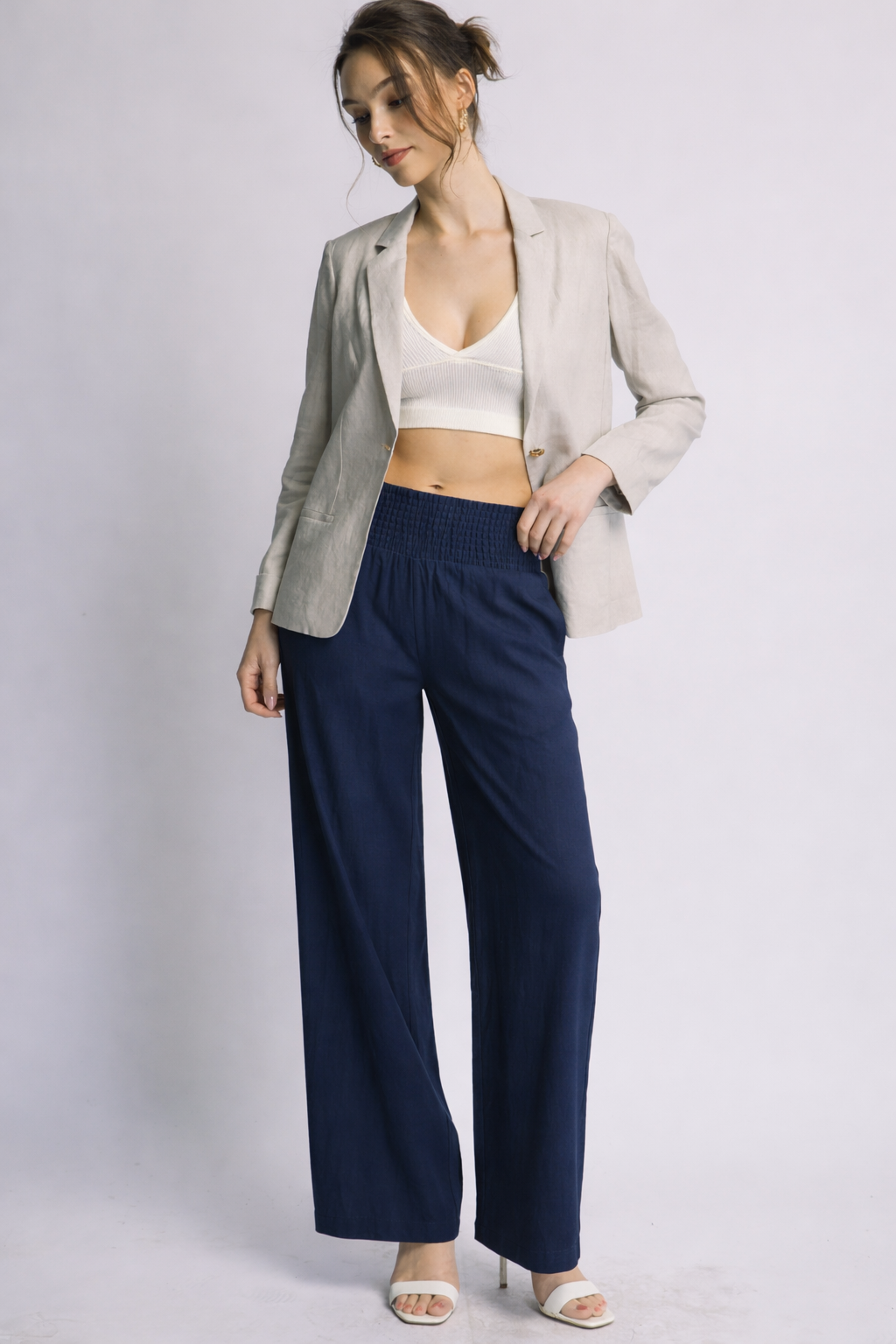 Greenport Slant Pocket Wide Leg Pants