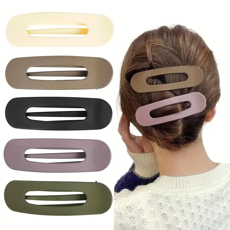 Solid Color Side Hair Clips