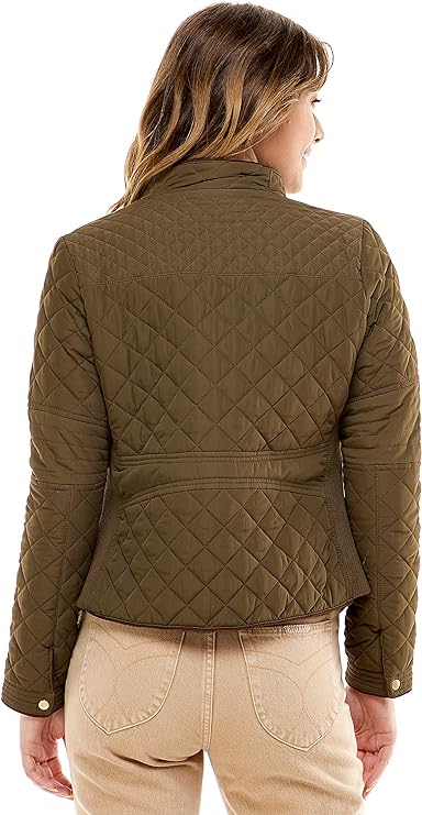 Ultra Lightweight Quilted Padded Zip Up Jacket