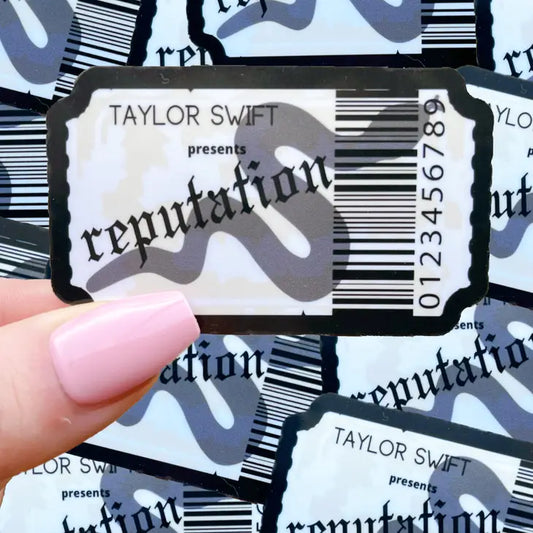 Taylor Swift Inspired Waterproof Sticker