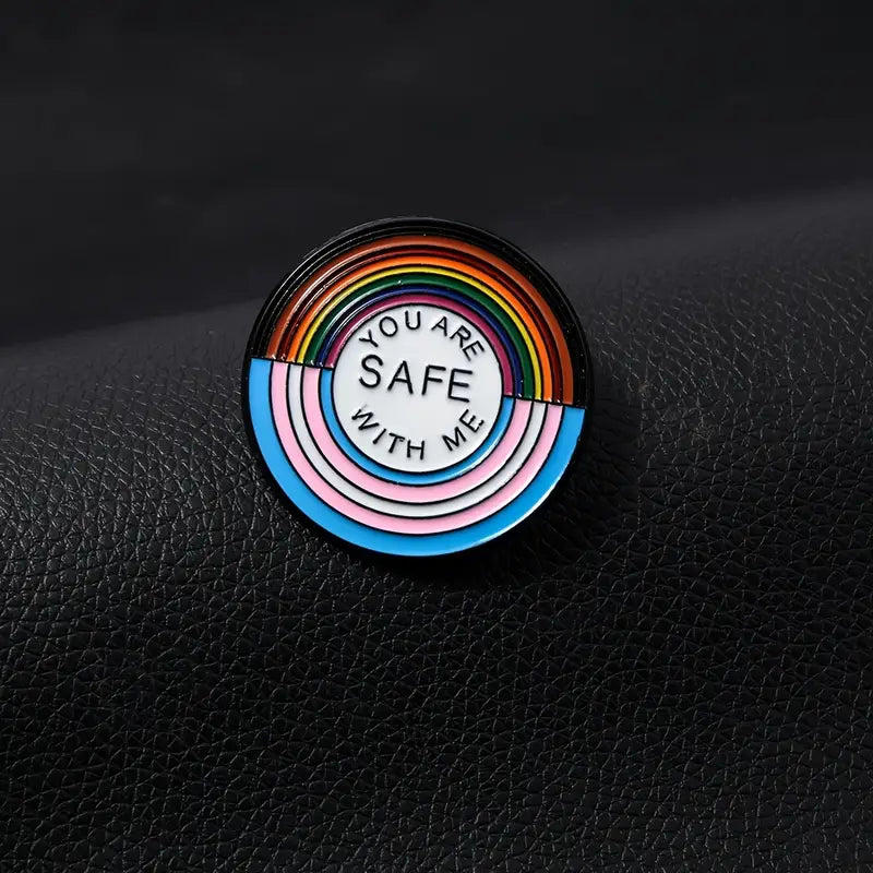 Safe With Me Pin