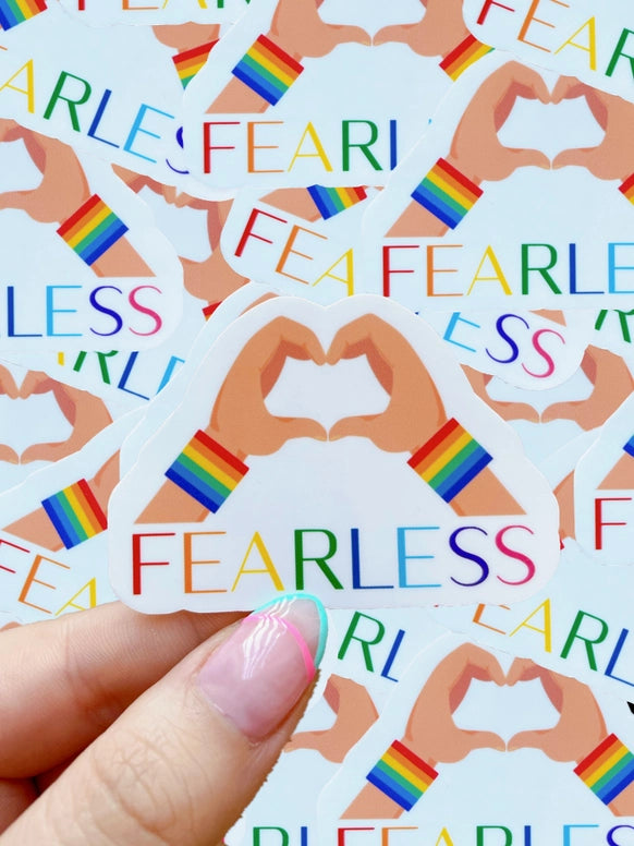 Fearless Waterproof Sticker