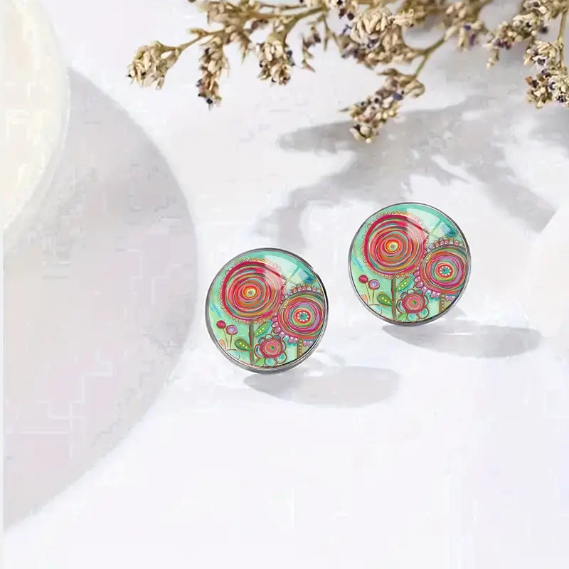 Blossoming Art Stud Earring