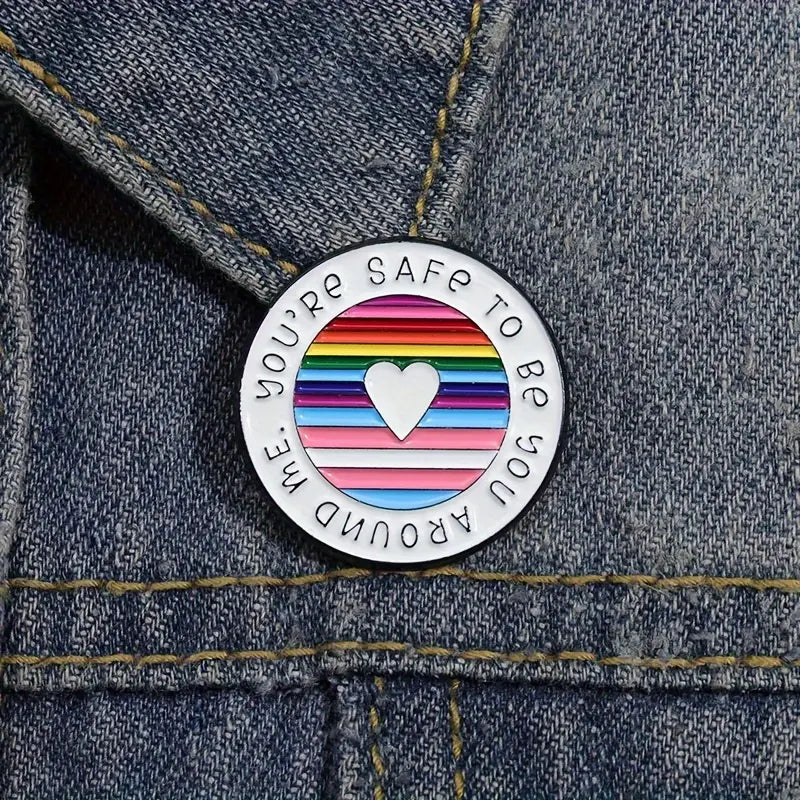 Safe With Me Pin