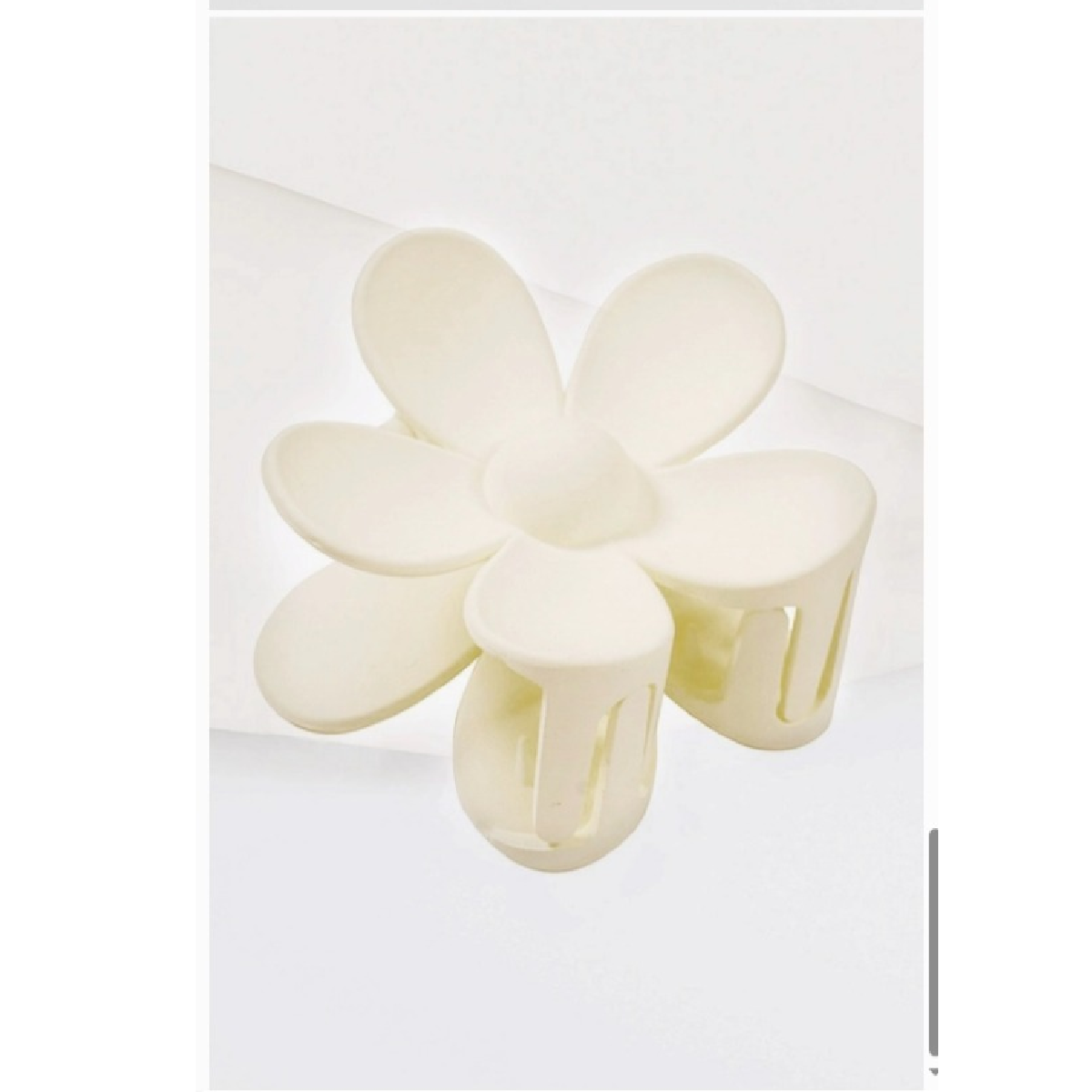 Flower Power 2.5" Hair Clip Neutrals