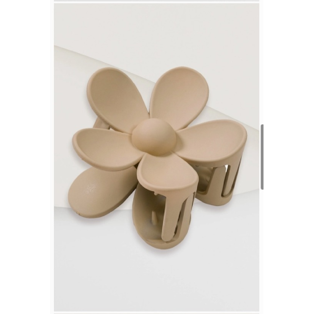 Flower Power 2.5" Hair Clip Neutrals