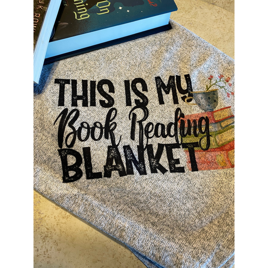 This is my Book Reading Sweater Blanket!